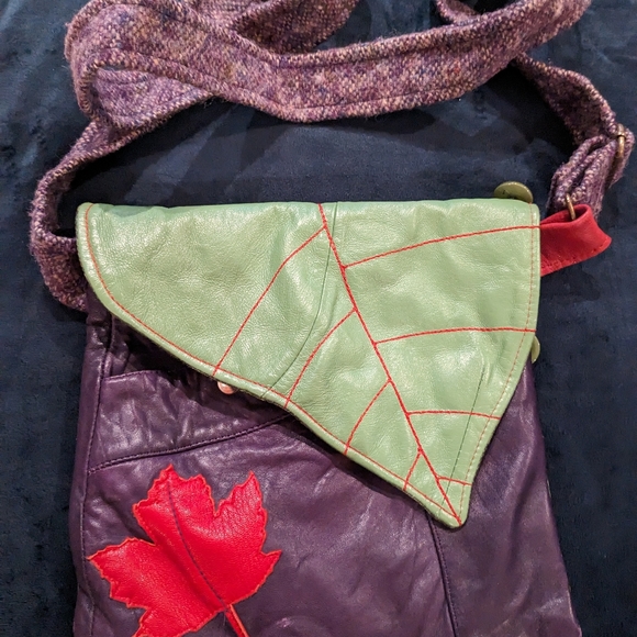 Leather crossbody purse - Picture 1 of 6